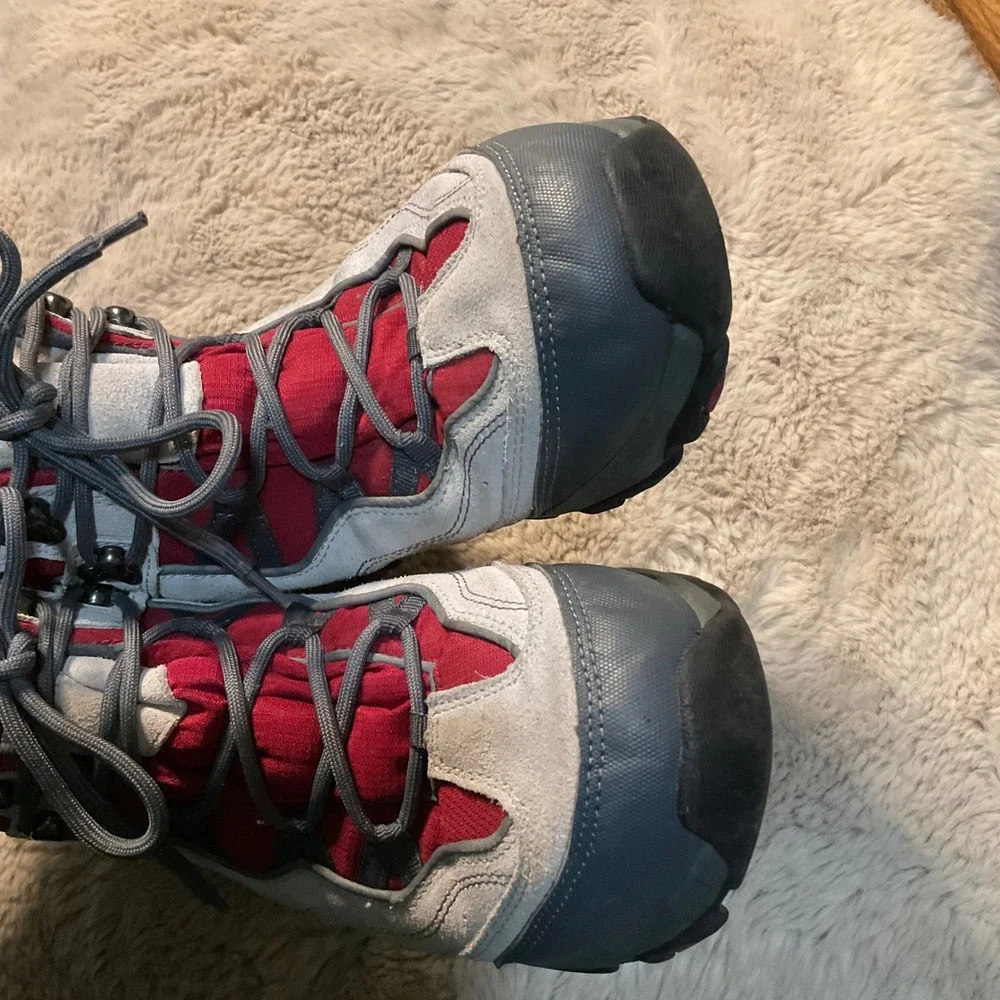 Lands End‎ Hiking Boots Lace Up Size 10 394047 Gray Ankle Womens